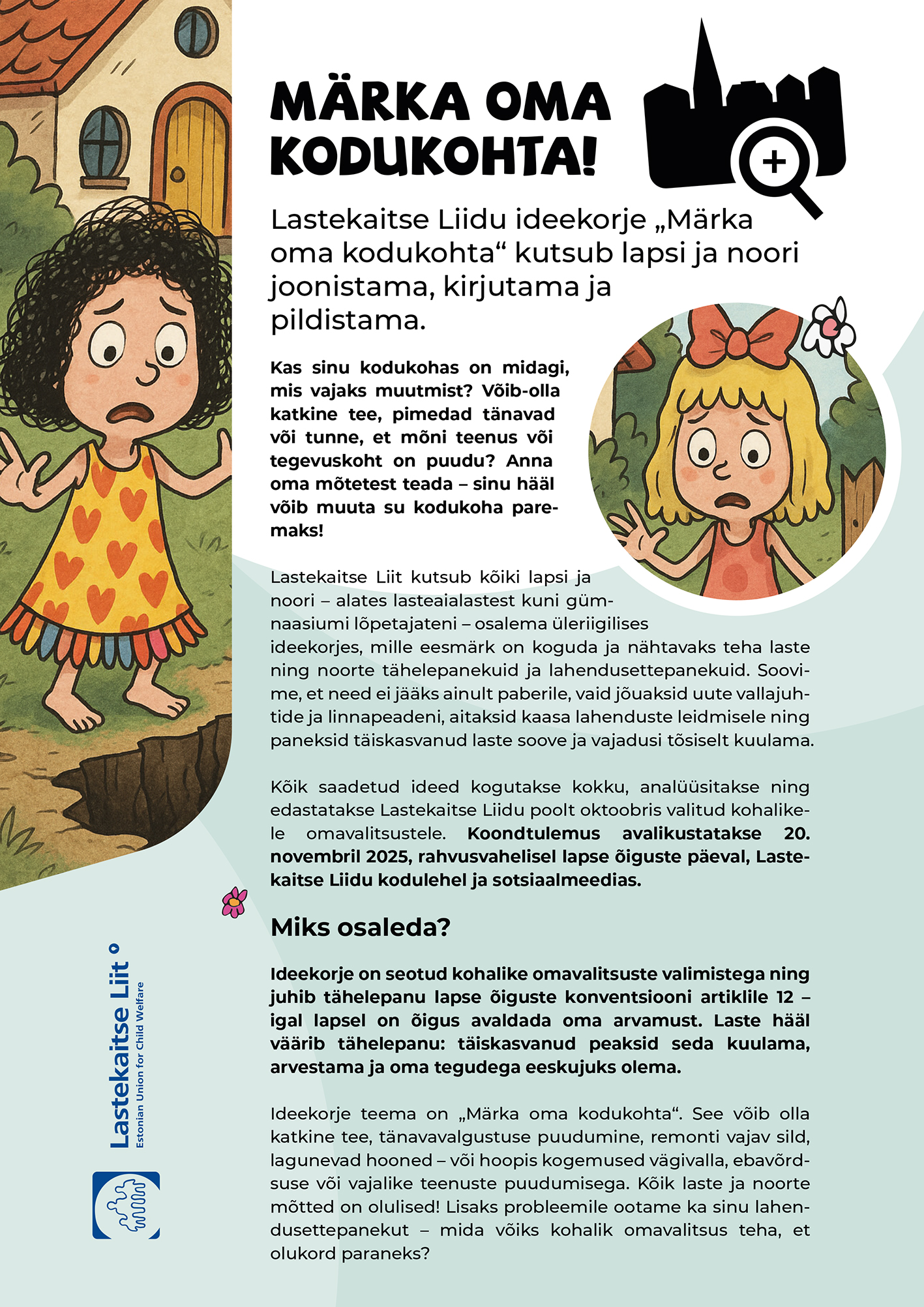 Ideekorje "Märka oma kodukohta" lehekülg 1