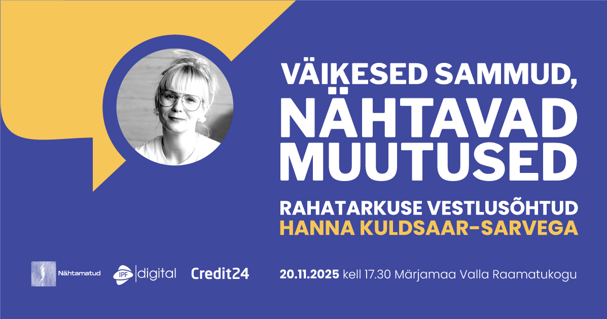Rahatarkuse vestlusõhtu plakat