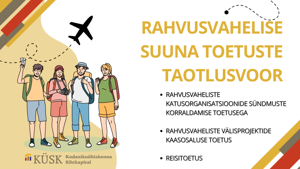 Vabaühendused saavad taotleda KÜSKilt toetust rahvusvaheliseks koostööks 09.06.2026. 1._0.png