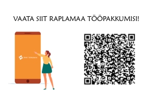 Eesti Töötukassa tööpakkumised Raplamaal QR kood